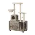 Yaheetech Cat Litter Box Enclosure with Cat Tree Tower, Perches & Basket image thumbnail 1