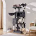 Yaheetech 64.5-in Multi-Level Cat Tree with 2 Condos, Hammock and Basket image thumbnail 2