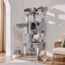 Yaheetech 64.5-in Multi-Level Cat Tree with 2 Condos, Hammock and Basket image thumbnail 2