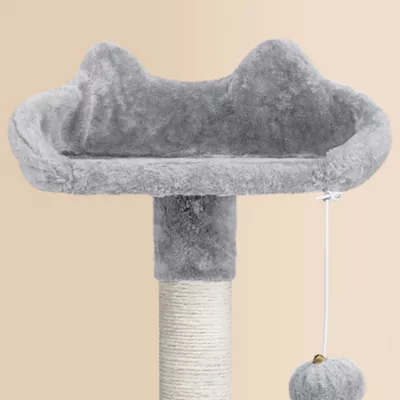 Yaheetech 64.5-in Multi-Level Cat Tree with 2 Condos, Hammock and Basket - Image 5