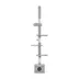 Yaheetech 89-104.5-in Adjustable Floor-to-Ceiling Cat Tree with Condo and 4 Perches image thumbnail 1