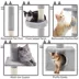 Yaheetech 89-104.5-in Adjustable Floor-to-Ceiling Cat Tree with Condo and 4 Perches image thumbnail 5
