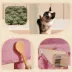 Yaheetech 64.5-in Multi-Level Cat Tree with 2 Condos, Hammock and Basket image thumbnail 4