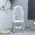 PawHut 53.9''H Large Rolling Steel Bird Cage Bird House with Detachable Rolling Stand, Storage Shelf image thumbnail 2