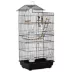 PawHut 39"H Bird Cage with Ladder, Swing, Toys, Perches, Tray, Feeding Bowls image thumbnail 1