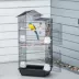 PawHut 39"H Bird Cage with Ladder, Swing, Toys, Perches, Tray, Feeding Bowls image thumbnail 2