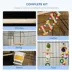 PawHut 39"H Bird Cage with Ladder, Swing, Toys, Perches, Tray, Feeding Bowls image thumbnail 4