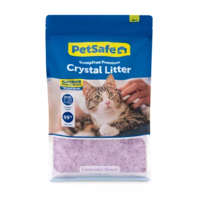 PetSafe® ScoopFree Premium Fresh Crystal Cat Litter, Low-Tracking & Lightweight Litter, Lavender - Image 1