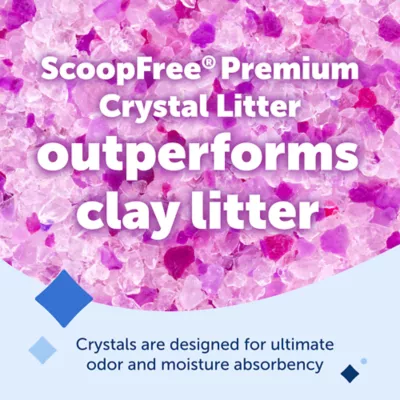 PetSafe® ScoopFree Premium Fresh Crystal Cat Litter, Low-Tracking & Lightweight Litter, Lavender - Image 2