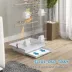 PawHut 39"H Bird Cage with Ladder, Swing, Toys, Perches, Tray, Feeding Bowls image thumbnail 5