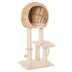 PawHut 39" H Cat Tree with Sisal Scratching Post, Condo, Plush Perch, Hanging Rope and Hanging Ball image thumbnail 1