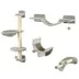 PawHut Cat Wall Shelf with Scratching Post, Play Balls, Platforms image thumbnail 1