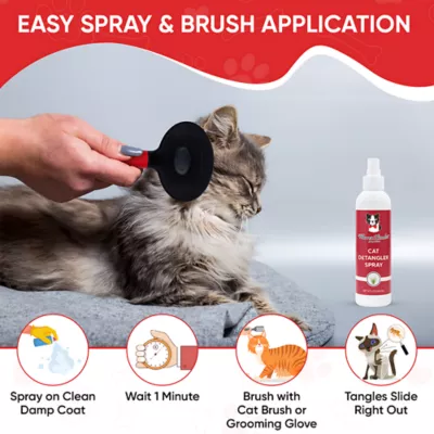 Warren London Cat Detangler Spray W/ Aloe Vera & Jojoba Oil, Frangrance Free- 8 Fl Oz - Image 4