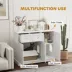 PawHut Cat Litter Box Enclosure with Drawer, Storage, Anti-tip Kit image thumbnail 4