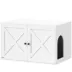 PawHut Cat Litter Box Enclosure with Double Doors, Handles, Fit Most Cat and Litter Box's image thumbnail 1