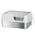 PawHut Stainless Steel Cat Litter Box with Lid with Scoop, High Sided, Non-Stick image thumbnail 1