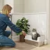 PawHut Stainless Steel Cat Litter Box with Lid with Scoop, High Sided, Non-Stick image thumbnail 2