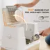 PawHut XL Stainless Steel Litter Box w/ 100° Flip Top, Scoop, Side Top Dual Entry, Odor Free image thumbnail 6