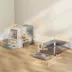 PawHut 80L XL Stainless Steel Cat Litter Box for Big Cats with Flip Cover, Pull-Out Drawer Tray image thumbnail 3