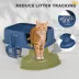 PawHut Stainless Steel Cat Litter Box, Cat Litter Box with High Side and Scoop, Anti-Leakage image thumbnail 5