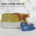 PawHut Stainless Steel Cat Litter Box, Cat Litter Box with High Side and Scoop, Anti-Leakage image thumbnail 6