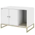 PawHut Cat Litter Box Enclosure with Tall Legs, Litter Mat, Fits Most Litter Box's image thumbnail 1