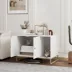 PawHut Cat Litter Box Enclosure with Tall Legs, Litter Mat, Fits Most Litter Box's image thumbnail 2