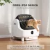 PawHut Open-Top Self Cleaning Cat Litter Box, Automatic Cat Litter Box with Integrated Safety image thumbnail 3
