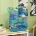 PawHut Hamster Habitat, 5 Tiers with Tunnel Tube System, Exercise Wheel and Water Bottle image thumbnail 2