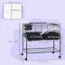 PawHut Small Animal Cage Deluxe Pet Habitat for Rabbit, Guinea Pig, Chinchilla, Rat image thumbnail 3