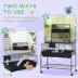 PawHut Small Animal Cage Deluxe Pet Habitat for Rabbit, Guinea Pig, Chinchilla, Rat image thumbnail 4