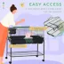 PawHut Small Animal Cage Deluxe Pet Habitat for Rabbit, Guinea Pig, Chinchilla, Rat image thumbnail 6