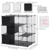 PawHut 56 Panels Pet Playpen Small Animal Cage image thumbnail 3