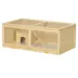 PawHut Small Animals Kit Hutch w/ Sliding Tray, Exercise Play House image thumbnail 1