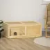 PawHut Small Animals Kit Hutch w/ Sliding Tray, Exercise Play House image thumbnail 2