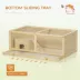 PawHut Small Animals Kit Hutch w/ Sliding Tray, Exercise Play House image thumbnail 6