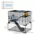 PawHut Hamster Cage, Gerbil Cage with Glass Basin for Small Hamsters image thumbnail 3
