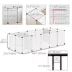 PawHut 20 Panels DIY Small Animal Cage with Door, 1 Top Cover Panel image thumbnail 3