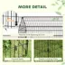 PawHut 73"L Small Animal Cage with Partial Roof image thumbnail 7