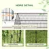 PawHut 87"L Small Animal Cage with Partial Roof image thumbnail 7
