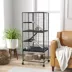 PawHut Rolling Small Animal Cage 53.5"H w/ Removable Tray, Storage Shelf image thumbnail 2