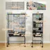 PawHut 5 Tier Rolling Cage with 7" Deep Tray, Storage Shelf, Big Exercise Wheel, Tube System image thumbnail 3