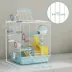 PawHut 3-Level Cage with Exercise Wheel, Play Tube, Water Bottle, Food Dish, Hut, Ladder image thumbnail 3