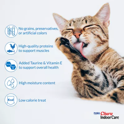 Inaba Churu Indoor Care Puree Lickable Cat Treats - Tuna & Chicken Recipe, 20 count - Image 5