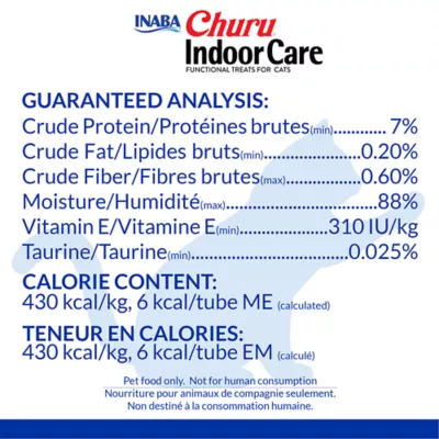Inaba Churu Indoor Care Puree Lickable Cat Treats - Tuna & Chicken Recipe, 20 count - Image 7