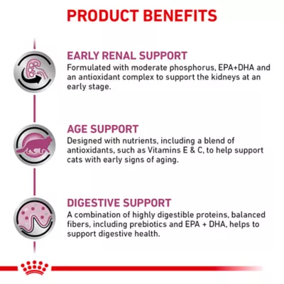 Royal Canin Veterinary Diet Renal Support Early Consult Adult Wet Cat Food - Loaf in Sauce, 3 OZ - Image 3