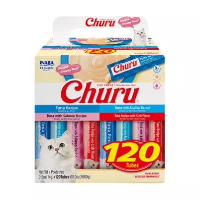 Inaba Churu Lickable Cat Treat - Tuna Variety Pack - Image 1