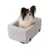 Snoozer® Pet Products Luxury Console Dog Car Seat W/ Microsuede Fabric & Safe Strap, Palmer Dove image thumbnail 1