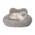PawsPik Heart-Shaped Faux Rabbit Fur Plush Bolster Bed with Removable Cover for Dogs & Cats image thumbnail 1