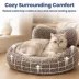 PawsPik Heart-Shaped Faux Rabbit Fur Plush Bolster Bed with Removable Cover for Dogs & Cats image thumbnail 3
